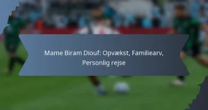 Mame Biram Diouf: Opvækst, Familiearv, Personlig rejse